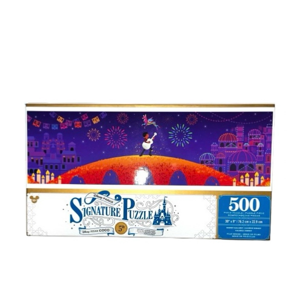 Disney Parks Signature Puzzle 500 Pieces Disney Coco Miguel 5th Anniversary